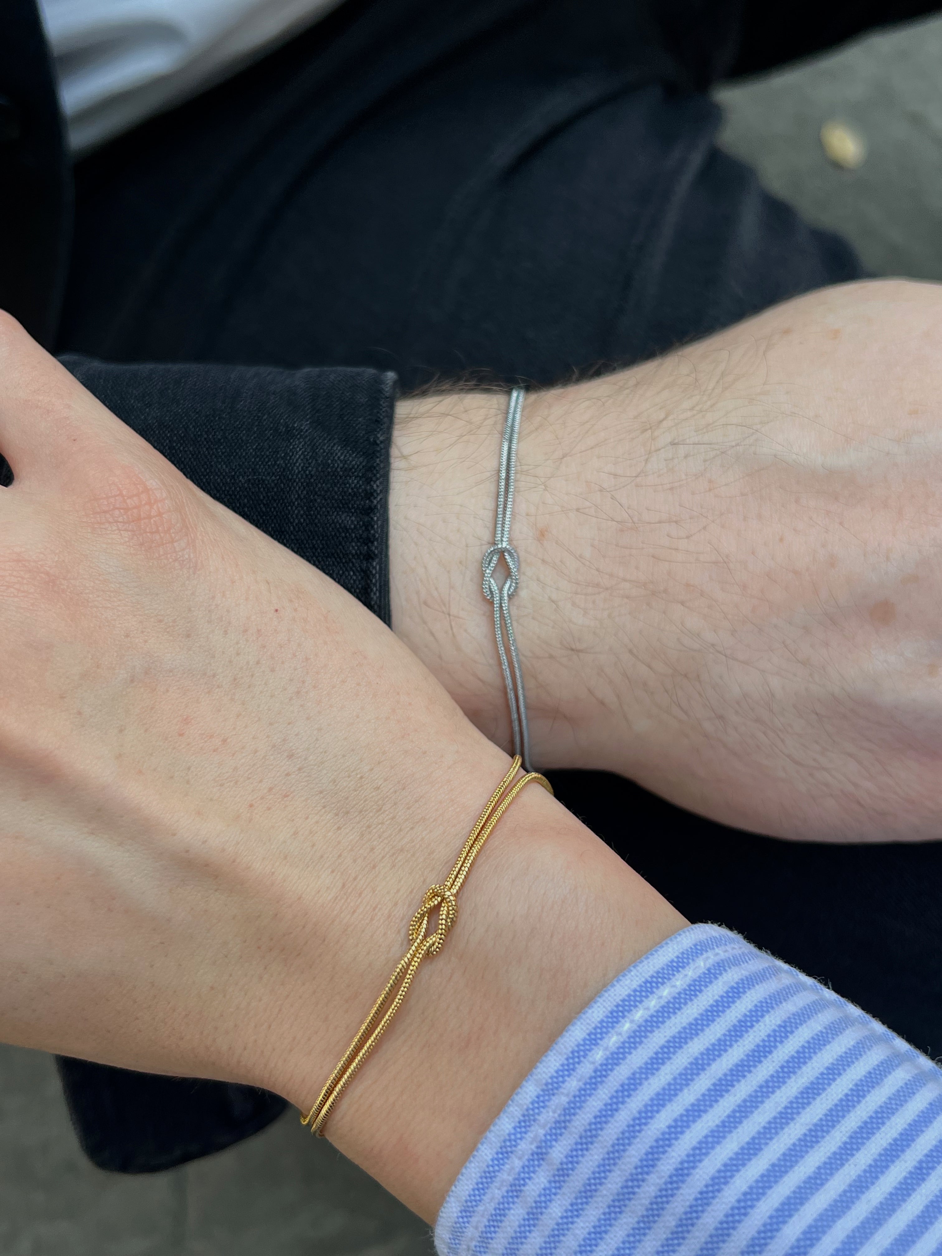 Passendes Knotenarmband-Set