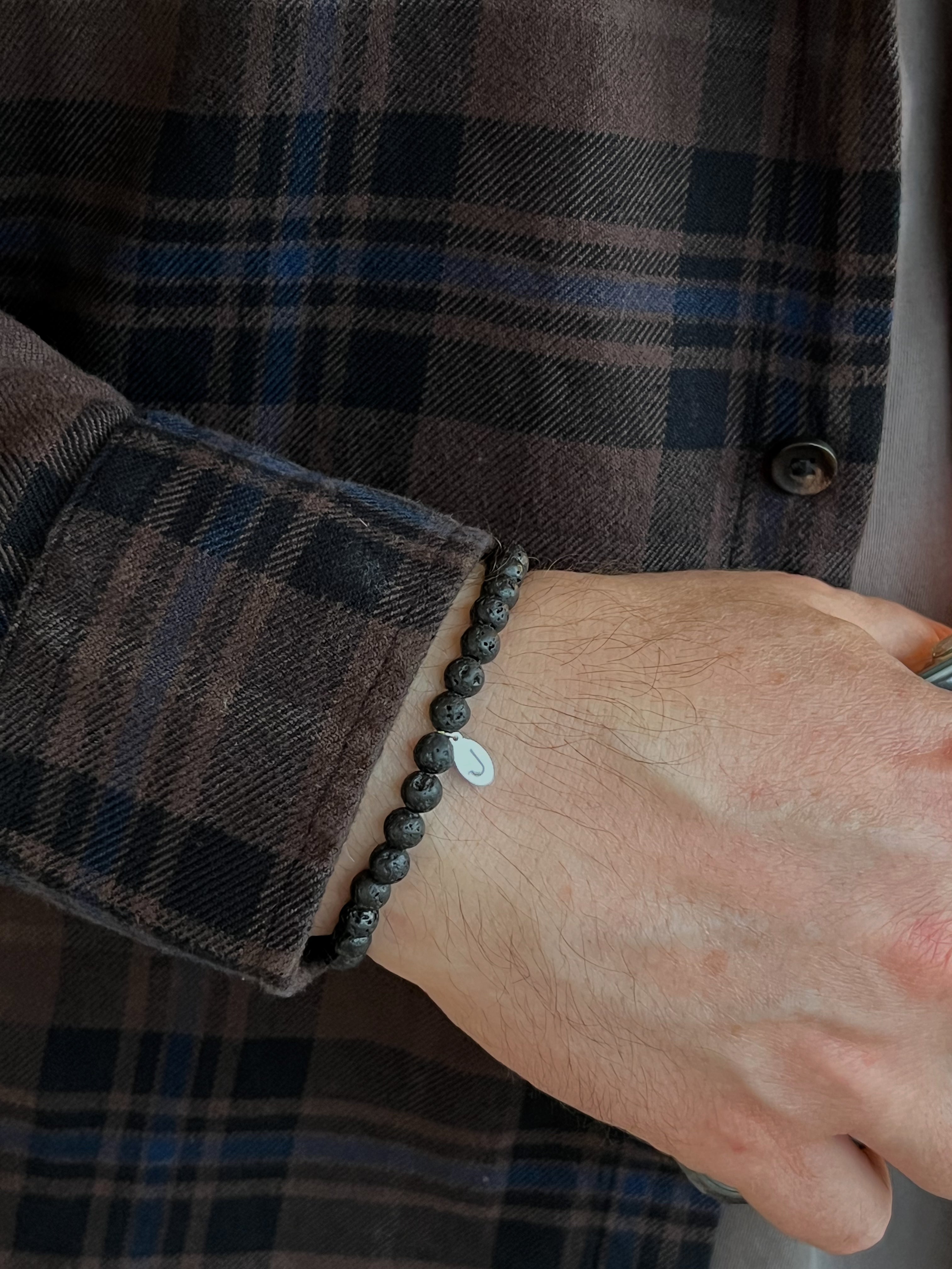 Lavastein-Armband