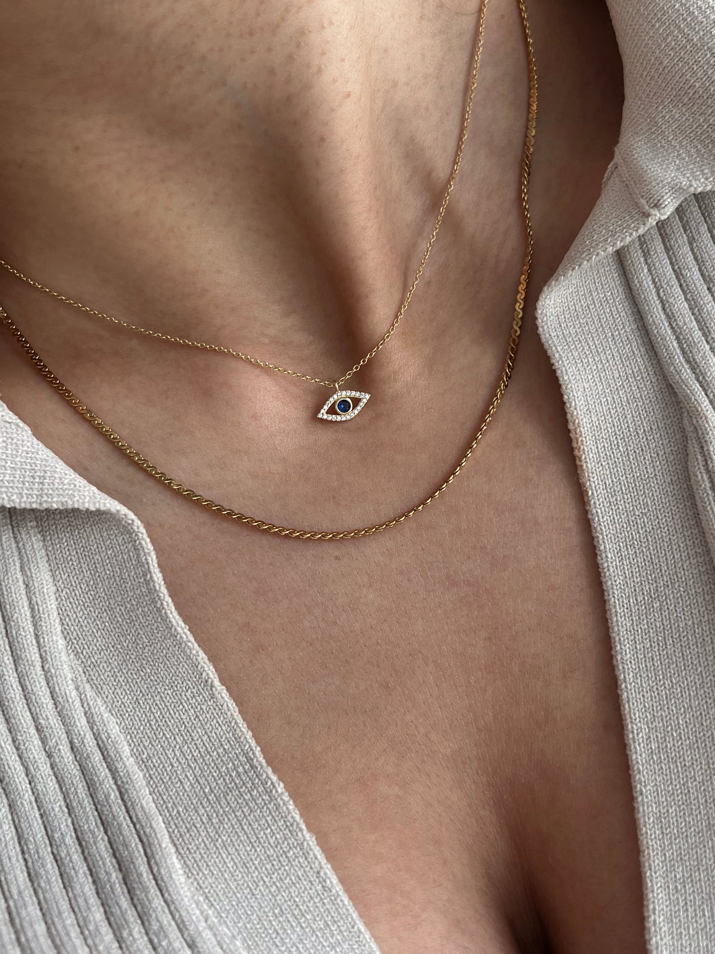 Halskette mit bösem Blick