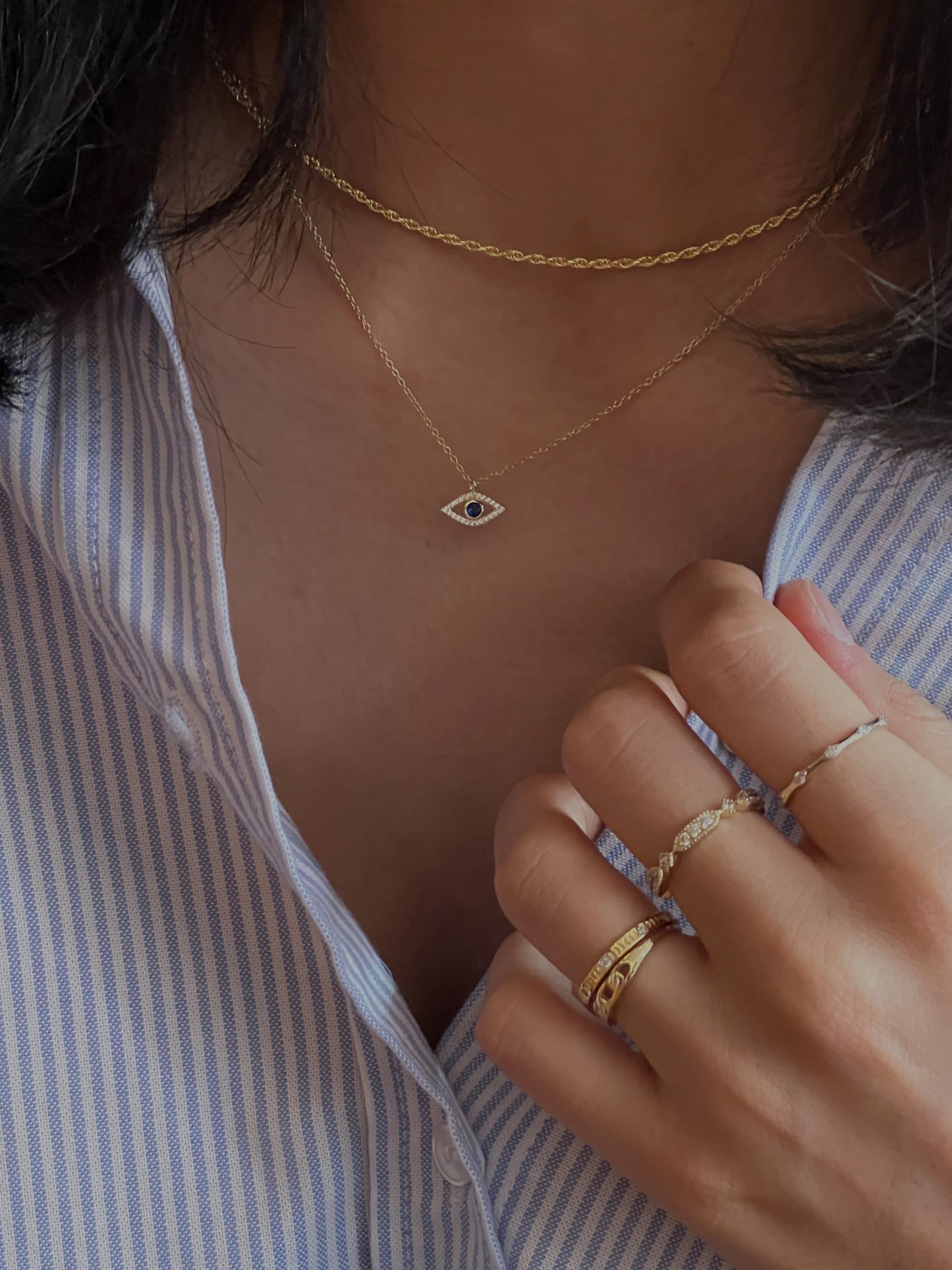 Halskette mit bösem Blick