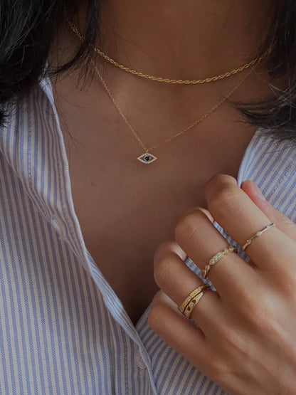 Halskette mit bösem Blick