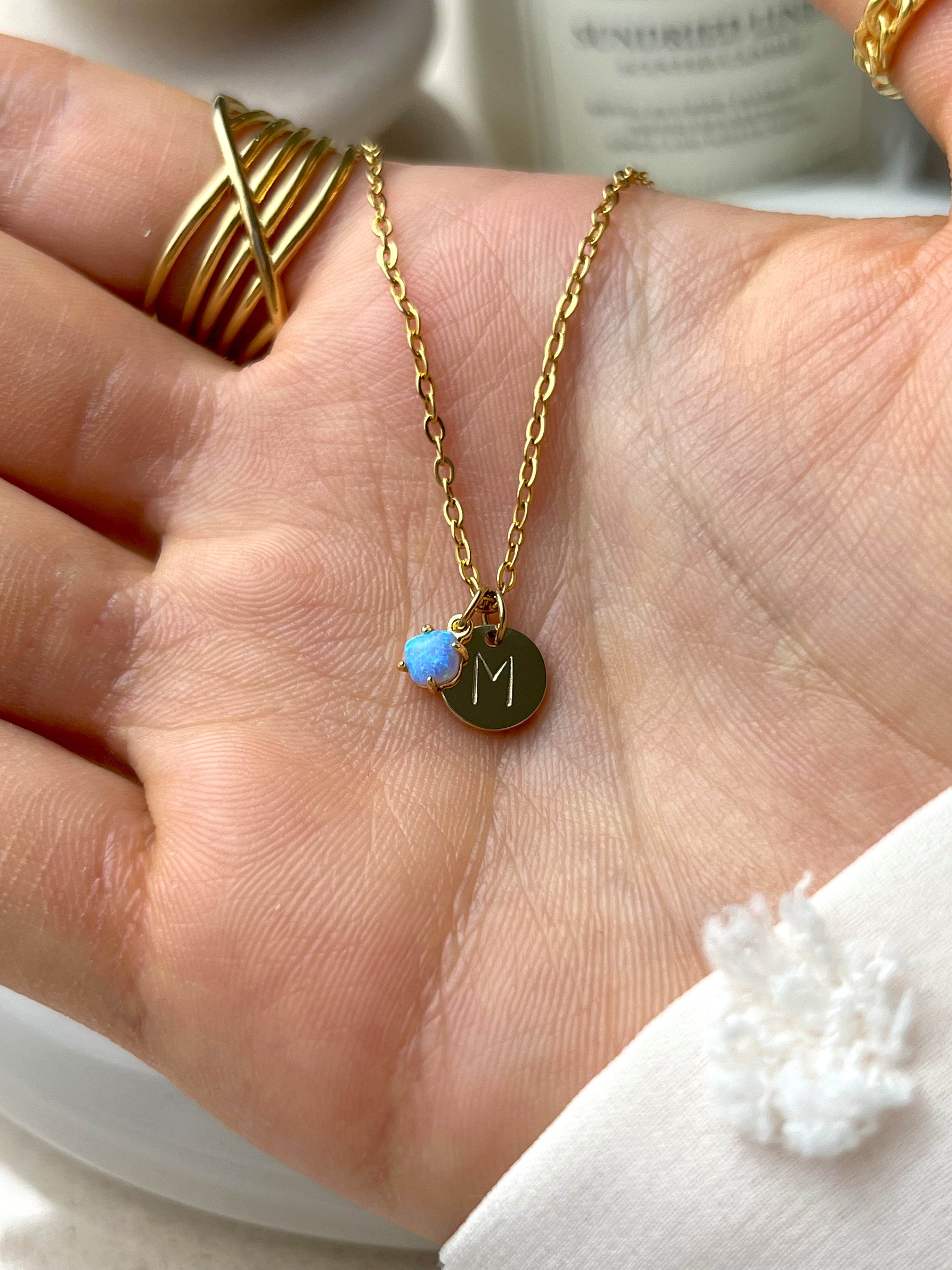 Opal-Liebhaber-Halskette