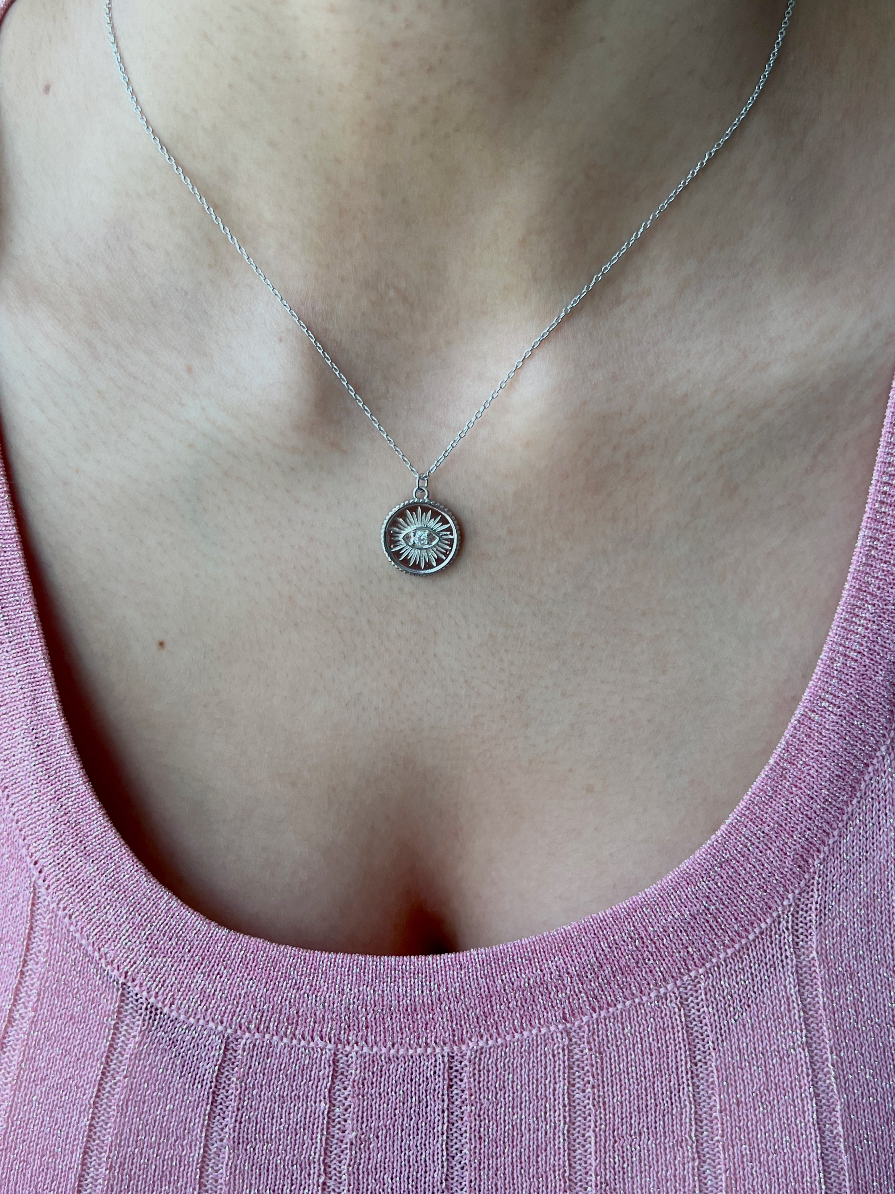 Diamant-Augen-Halskette