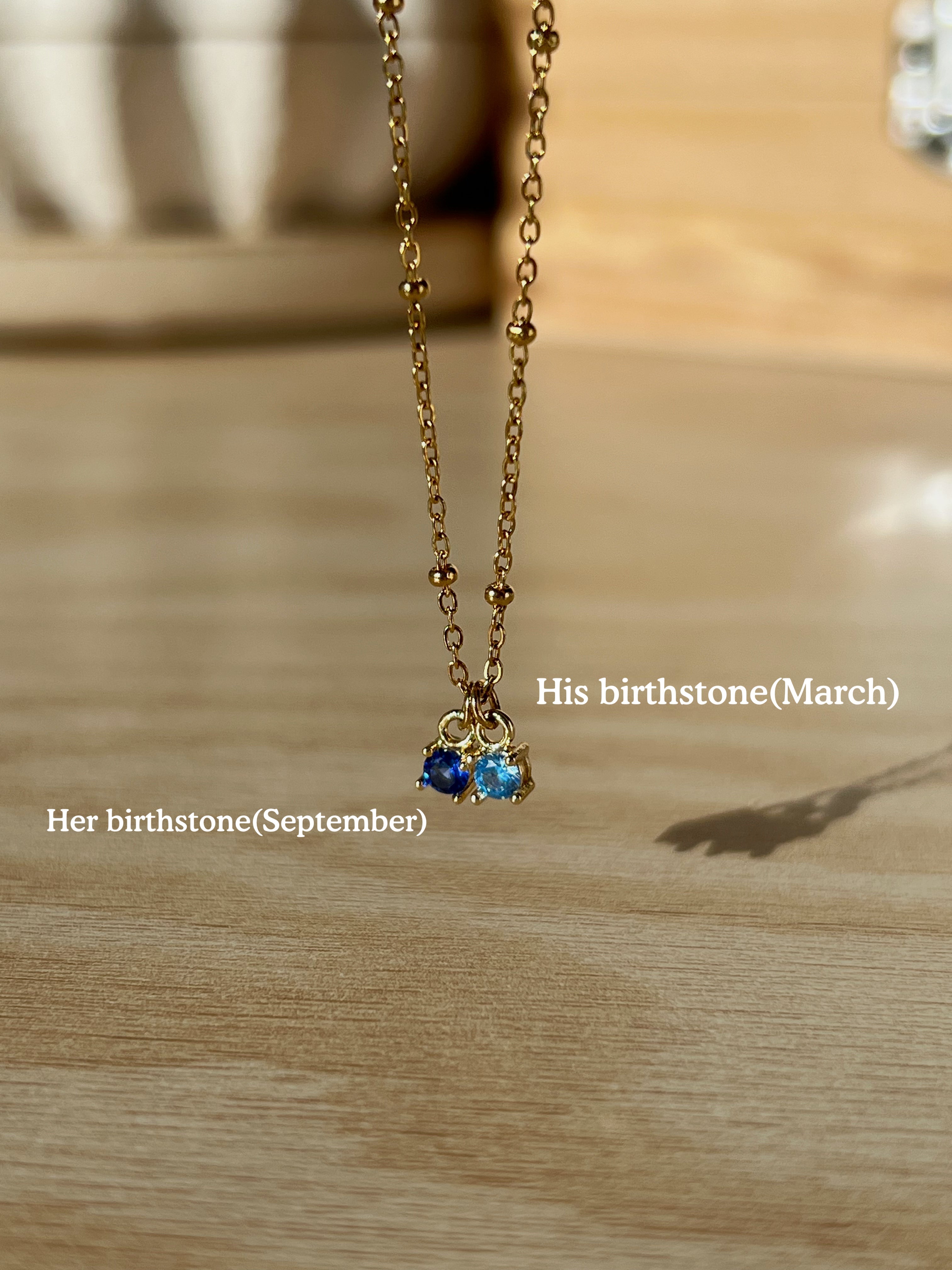 Geburtsstein-Charm (für Halskette und Armband)