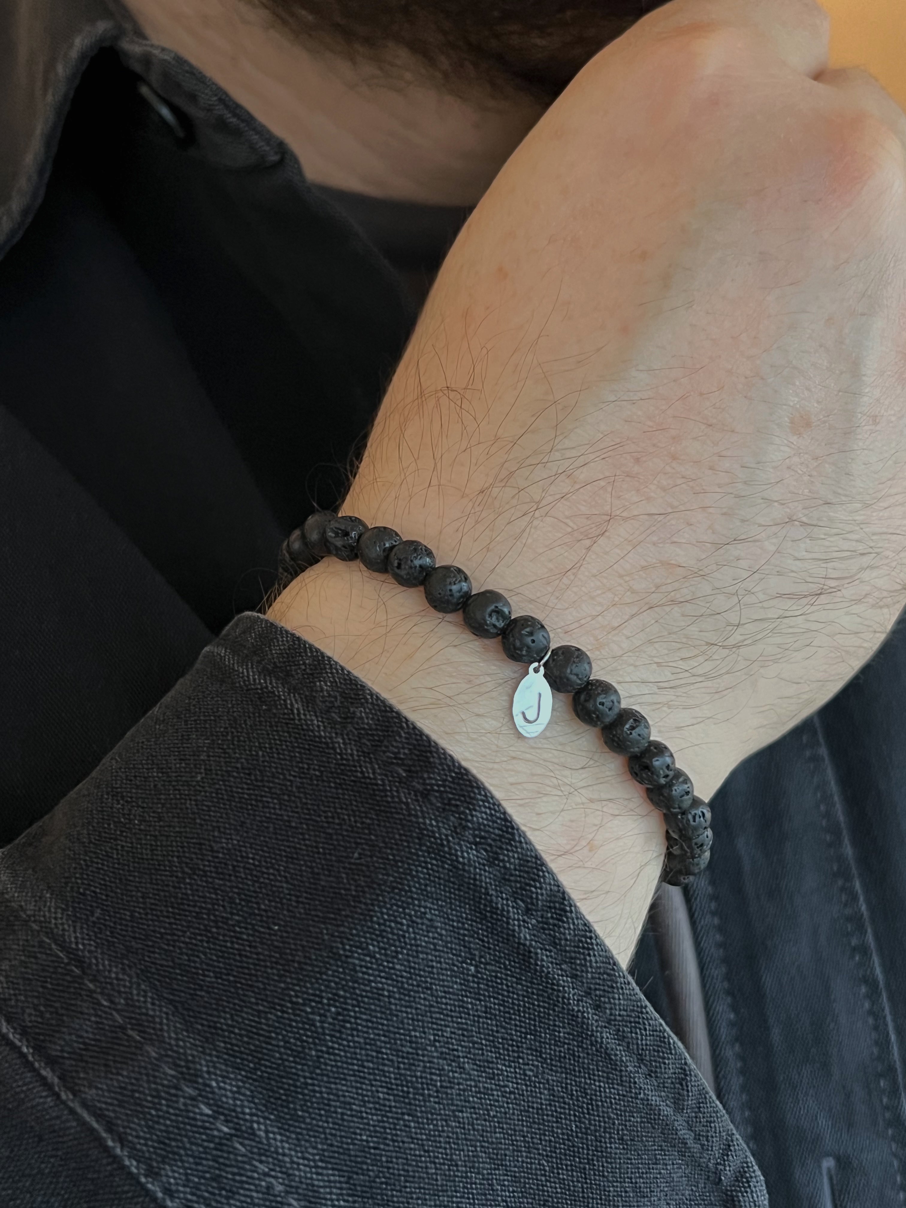 Lavastein-Armband