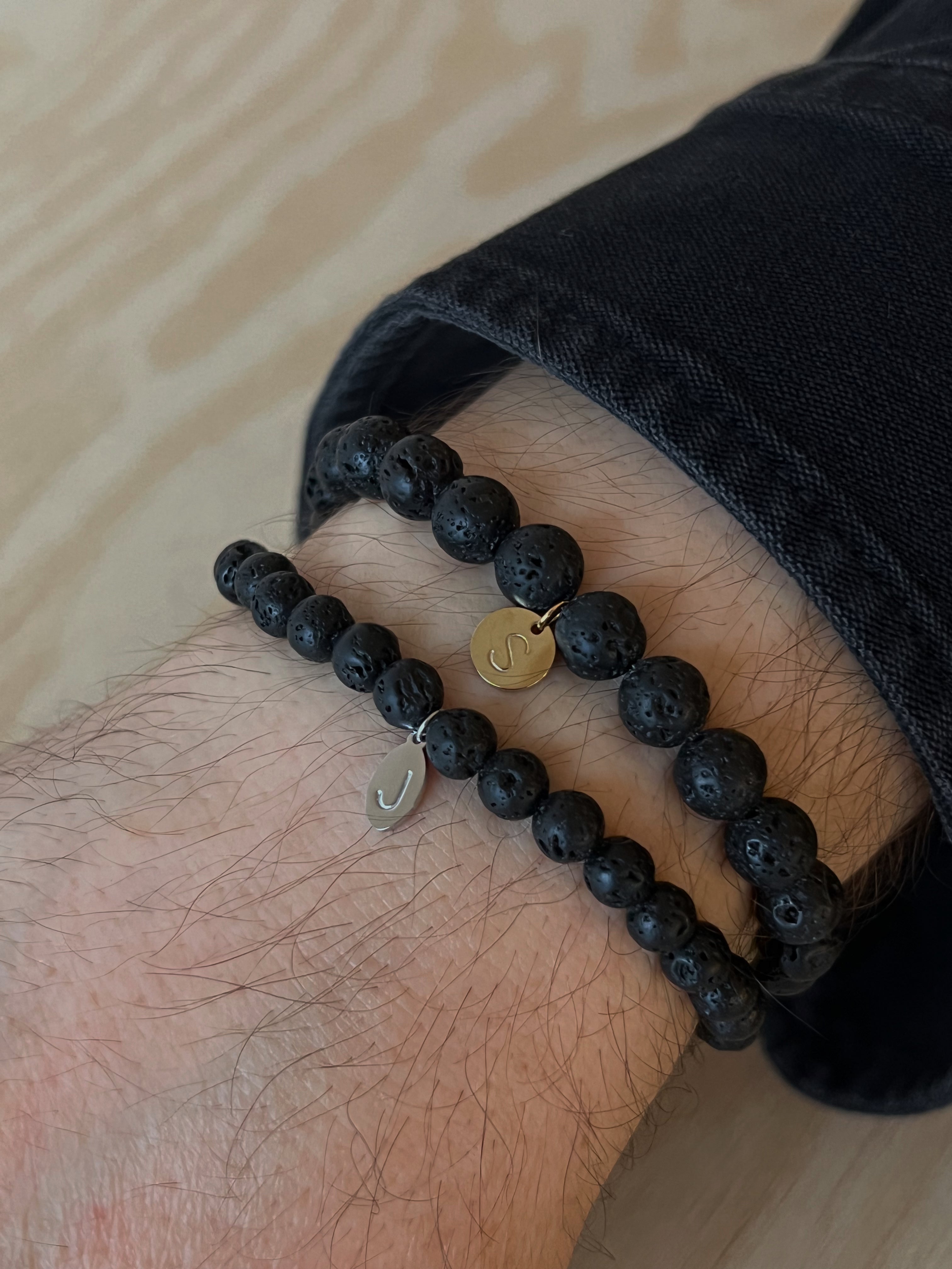 Lavastein-Armband