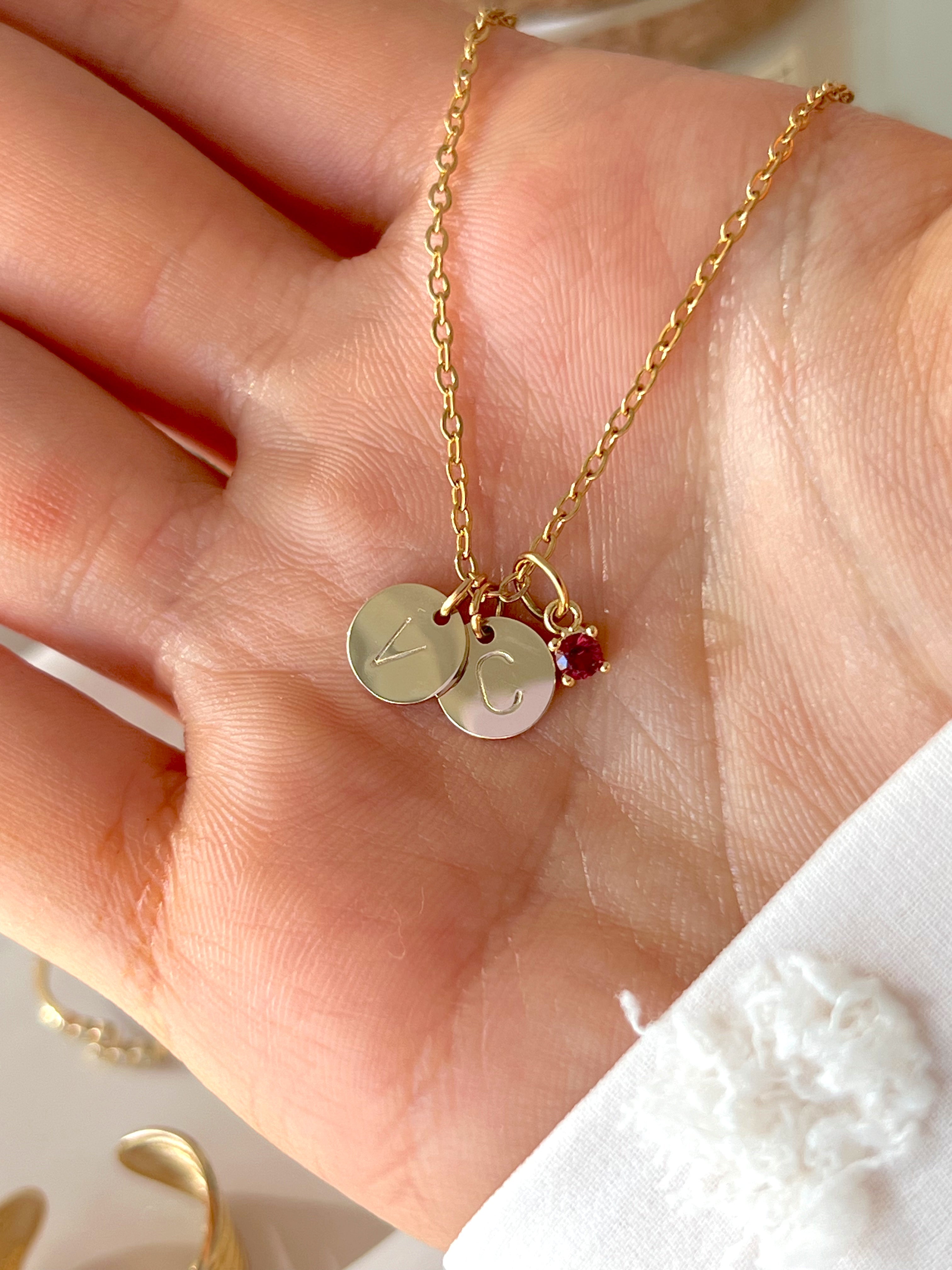 Initialen-Münzenkette
